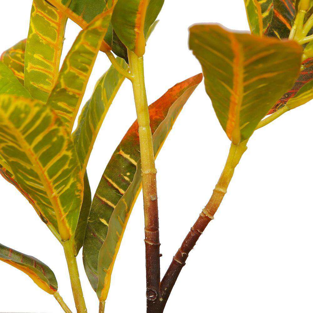 PINTO Artificial Crotons Potted Plant 22" ArtiPlanto