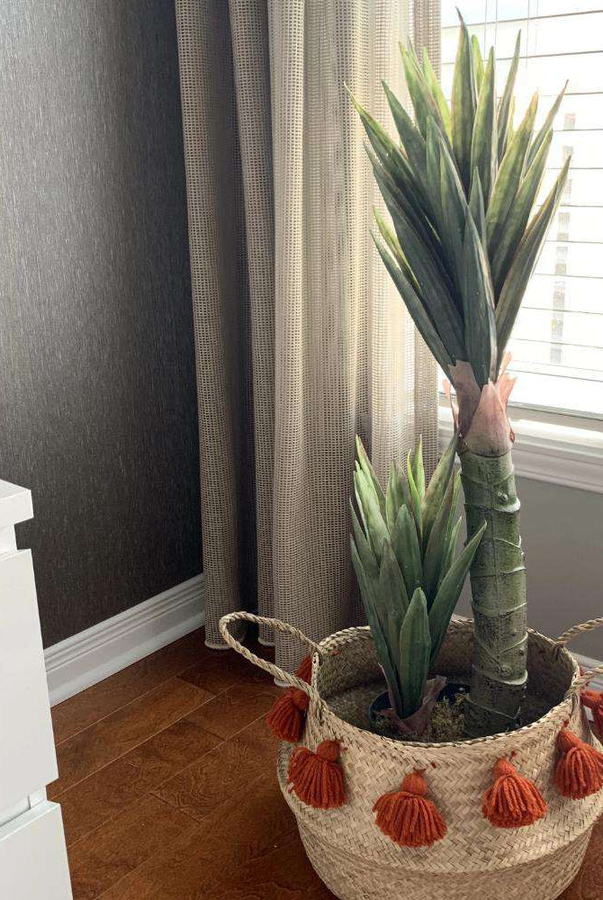 REMI Artificial Aloe Tree Potted Plant 3' ArtiPlanto
