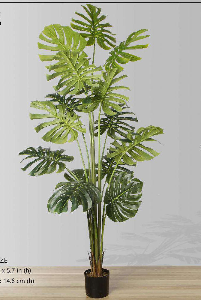 RITA Artificial Monstera Potted Plant (Multiple Sizes) ArtiPlanto