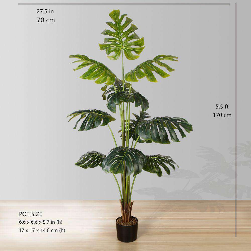RITA Artificial Monstera Potted Plant (Multiple Sizes) ArtiPlanto