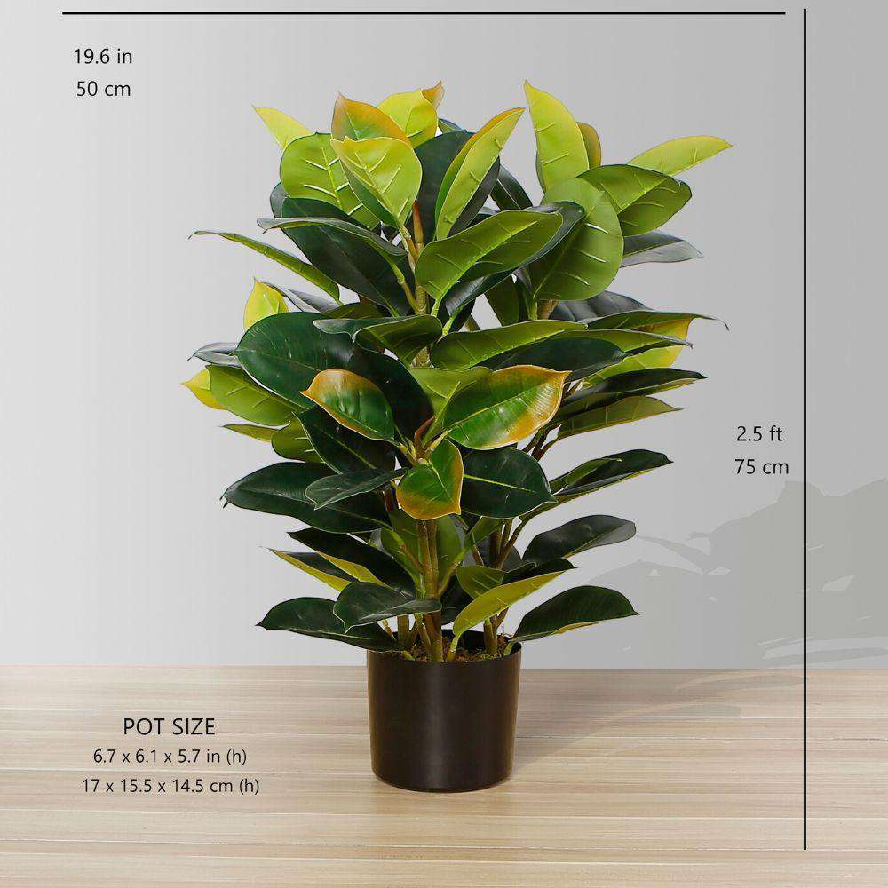 RUBI ARTIFICIAL RUBBER POTTED PLANT 2.5' ArtiPlanto