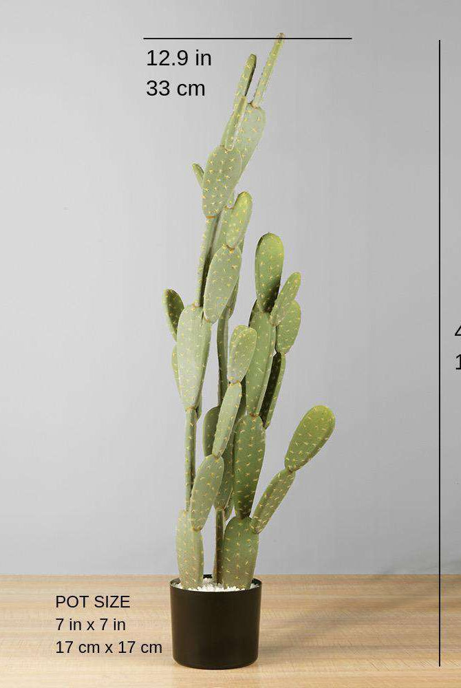 SOLO Artificial Cactus Potted Plant 41'' ArtiPlanto