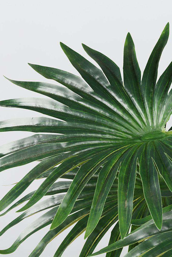 TITA Artificial Fan Palm Potted Plant 26'' ArtiPlanto