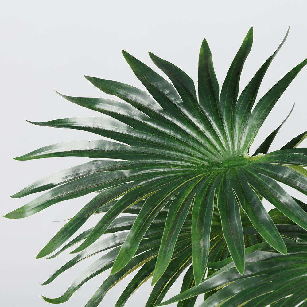 TITA Artificial Fan Palm Potted Plant 26'' ArtiPlanto