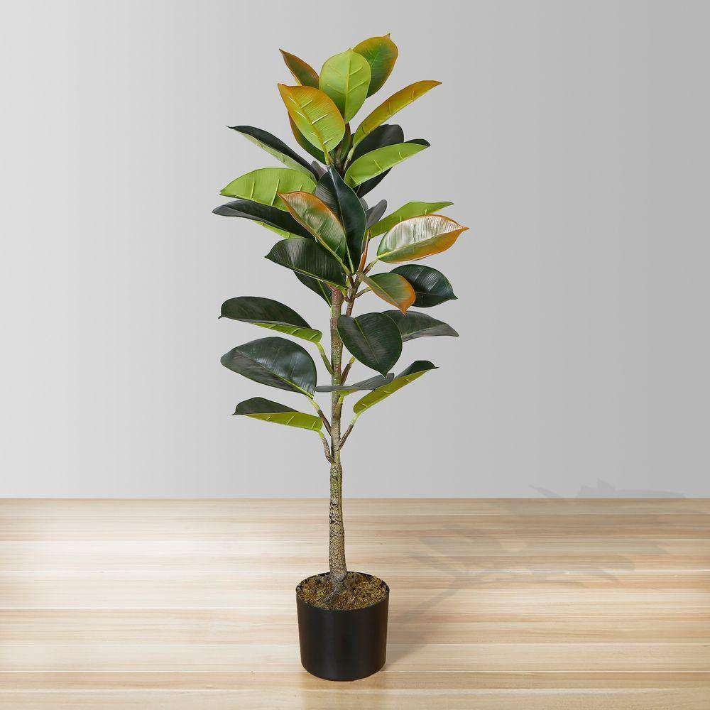 VERO Artificial Rubber Potted Plant 39'' ArtiPlanto