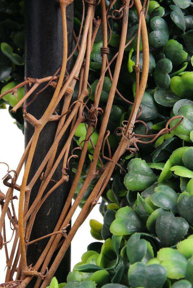WELLS Faux Potted Spiral Boxwood Topiary Plant (Multiple Sizes) ArtiPlanto