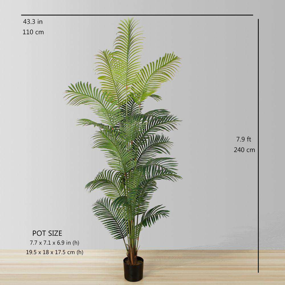 XELA Artificial Hawaii Kwai Palm Tree Potted Plant (Multiple Sizes) ArtiPlanto