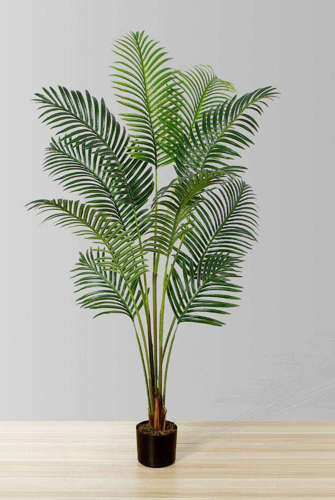 XELO Artificial Hawaii Kwai Palm Tree Potted Plant (MULTIPLE SIZES) ArtiPlanto