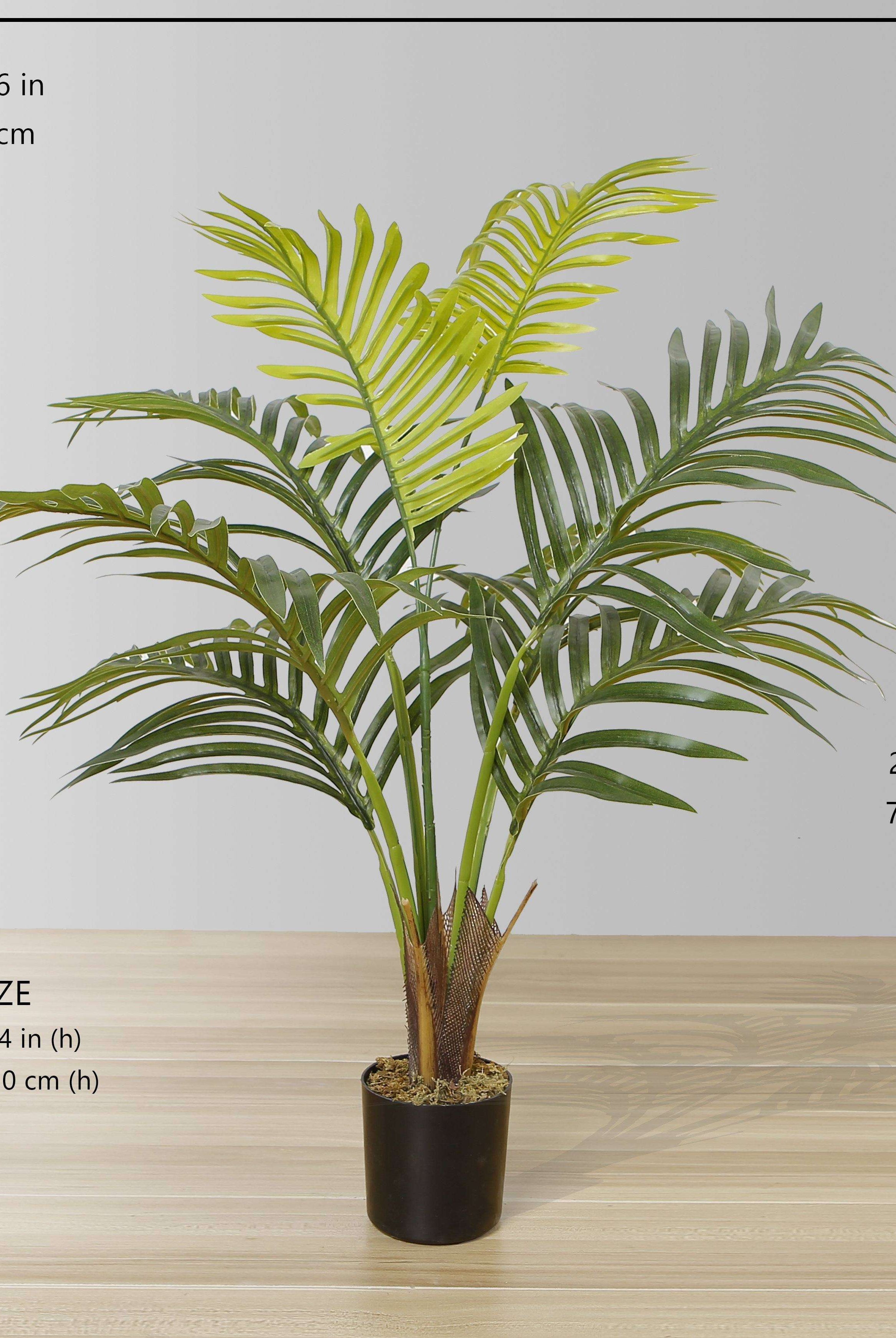 XELO Artificial Hawaii Kwai Palm Tree Potted Plant (MULTIPLE SIZES) ArtiPlanto