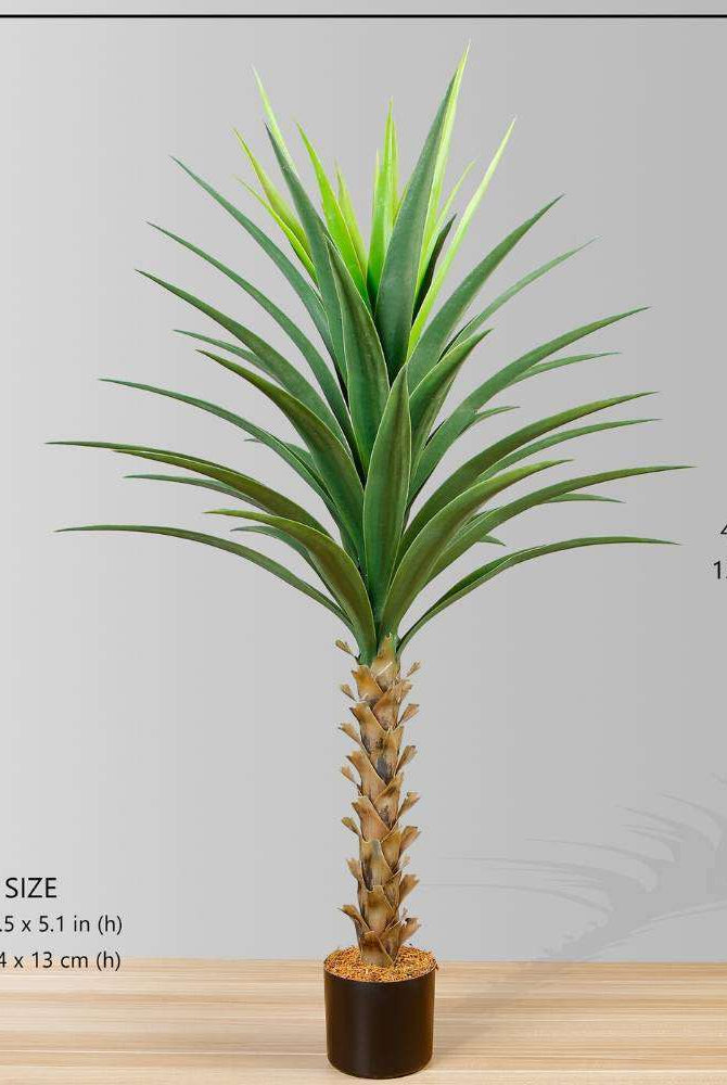 YARA ARTIFICIAL AGAVE POTTED PLANT 51'' ArtiPlanto