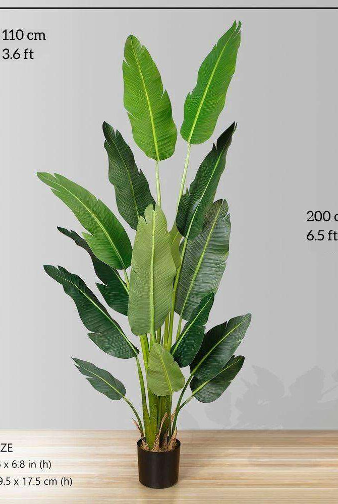 ZAPO Artificial Bird Of Paradise Potted Plant (Multiple Sizes) ArtiPlanto
