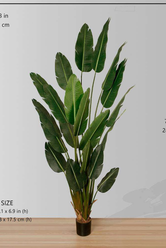 ZAPO Artificial Bird Of Paradise Potted Plant (Multiple Sizes) ArtiPlanto