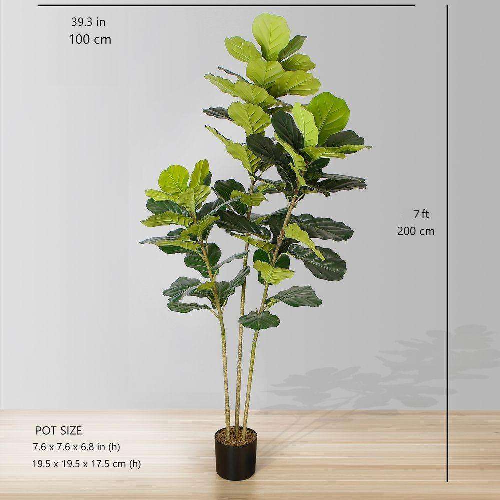 ALVA Artificial Fiddle Leaf Potted Plant (Multiple Sizes) Potted Artificial Plant ArtiPlanto