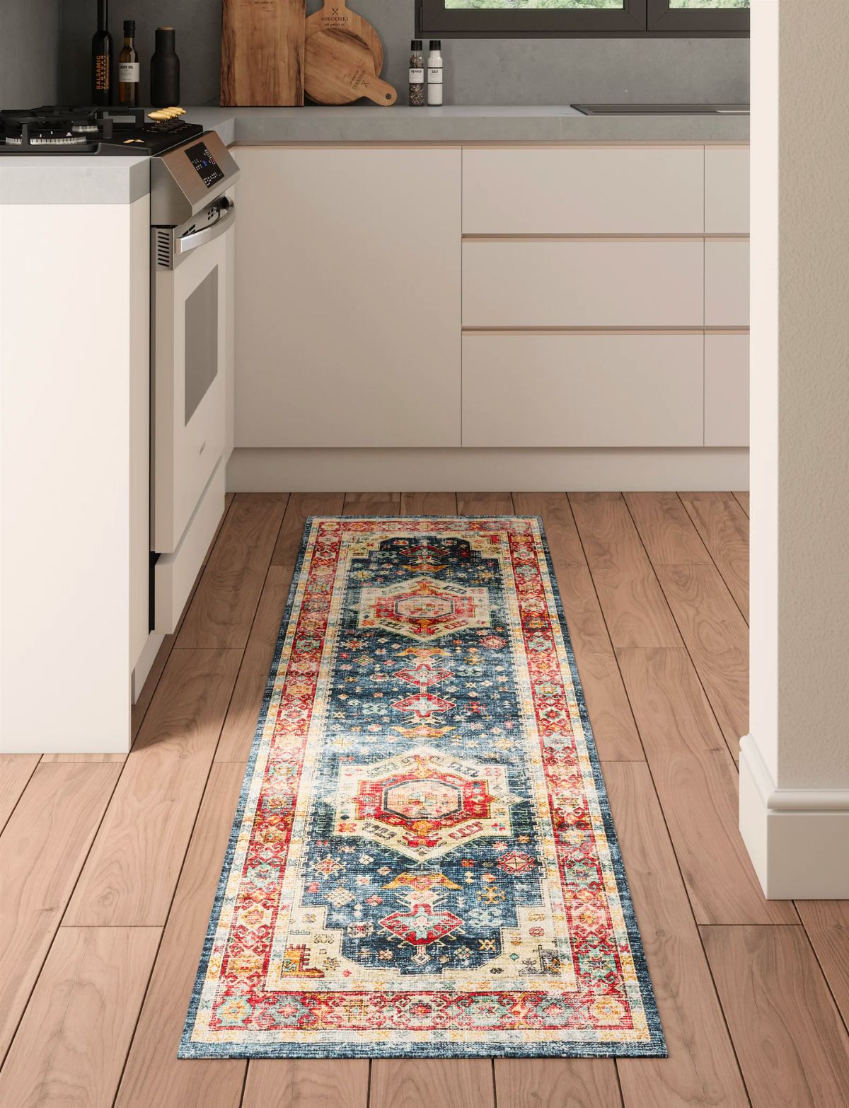 Rug - Dilara Multi Color Red Blue Rug