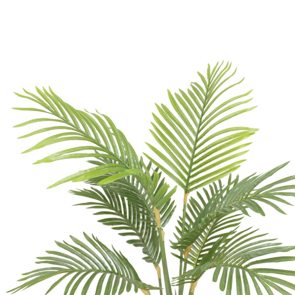 Potted Artificial Plant - Pijao Artificial Hawaii Kwai Palm Tree Potted Plant 4'