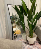Natural Planter - Perla - White Bamboo Mid-Century Mushroom Planter