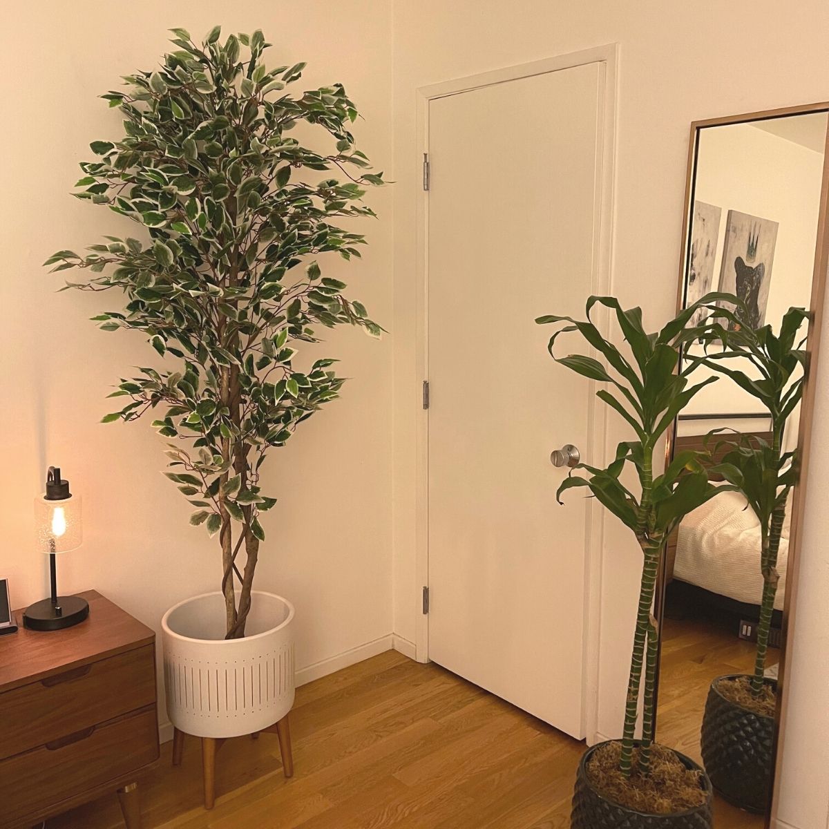 Potted Artificial Plant - Olaya Artificial Ficus Potted Plant 6'