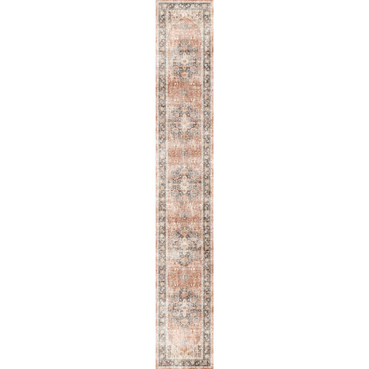 Rug - Riverra Terracotta Black Rug