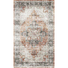 Rug - Echo Burnt Orange Black Pink Rug