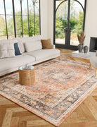 Rug - Riverra Terracotta Black Rug