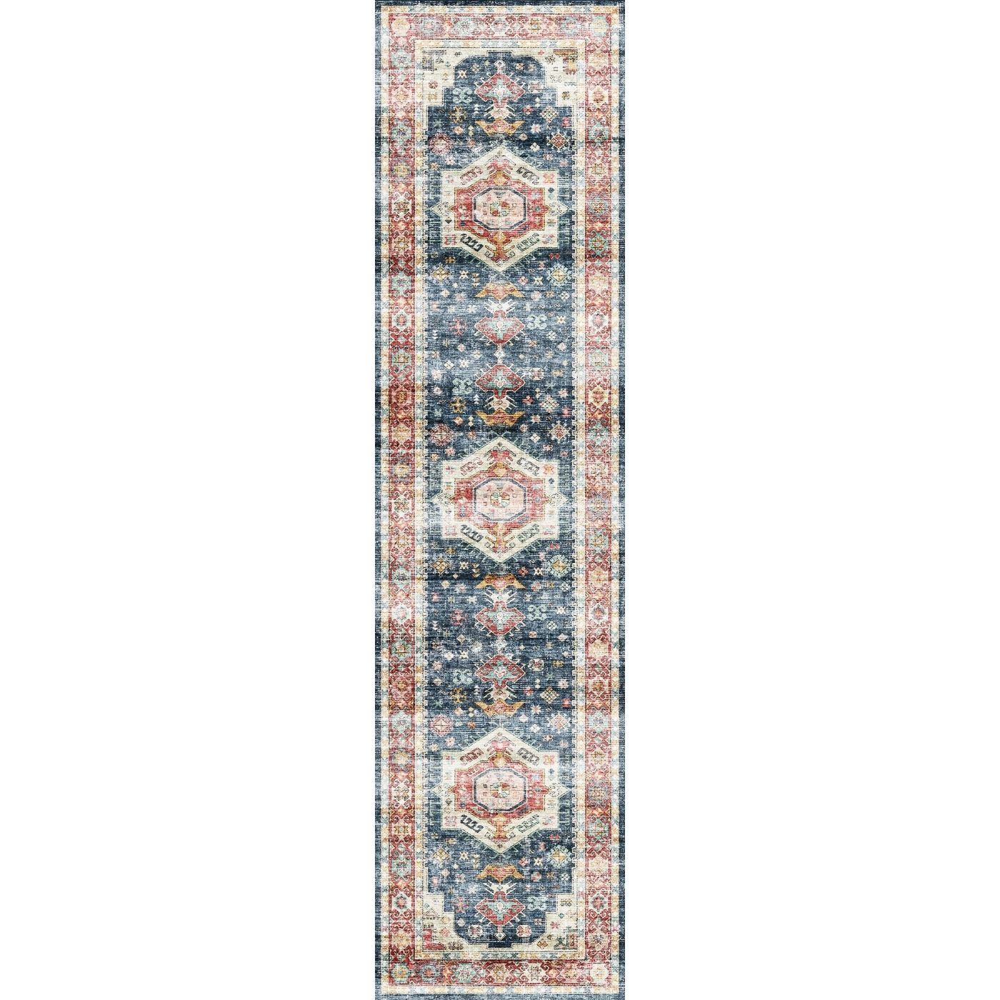 Rug - Dilara Multi Color Red Blue Rug