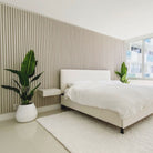 Natural Planter - Margo - White Bamboo Floor Planter