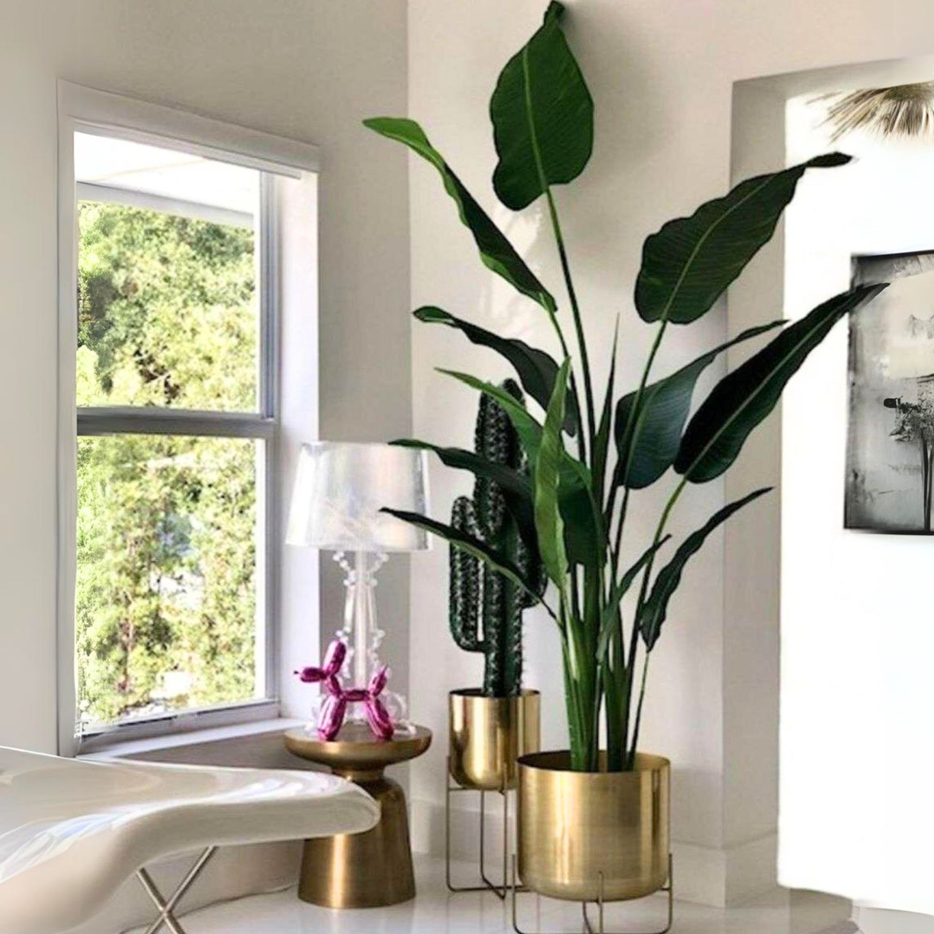 travellers palm indoor plant Dani Artificial Travellers Palm Tree Potted Plant (Multiple Sizes)