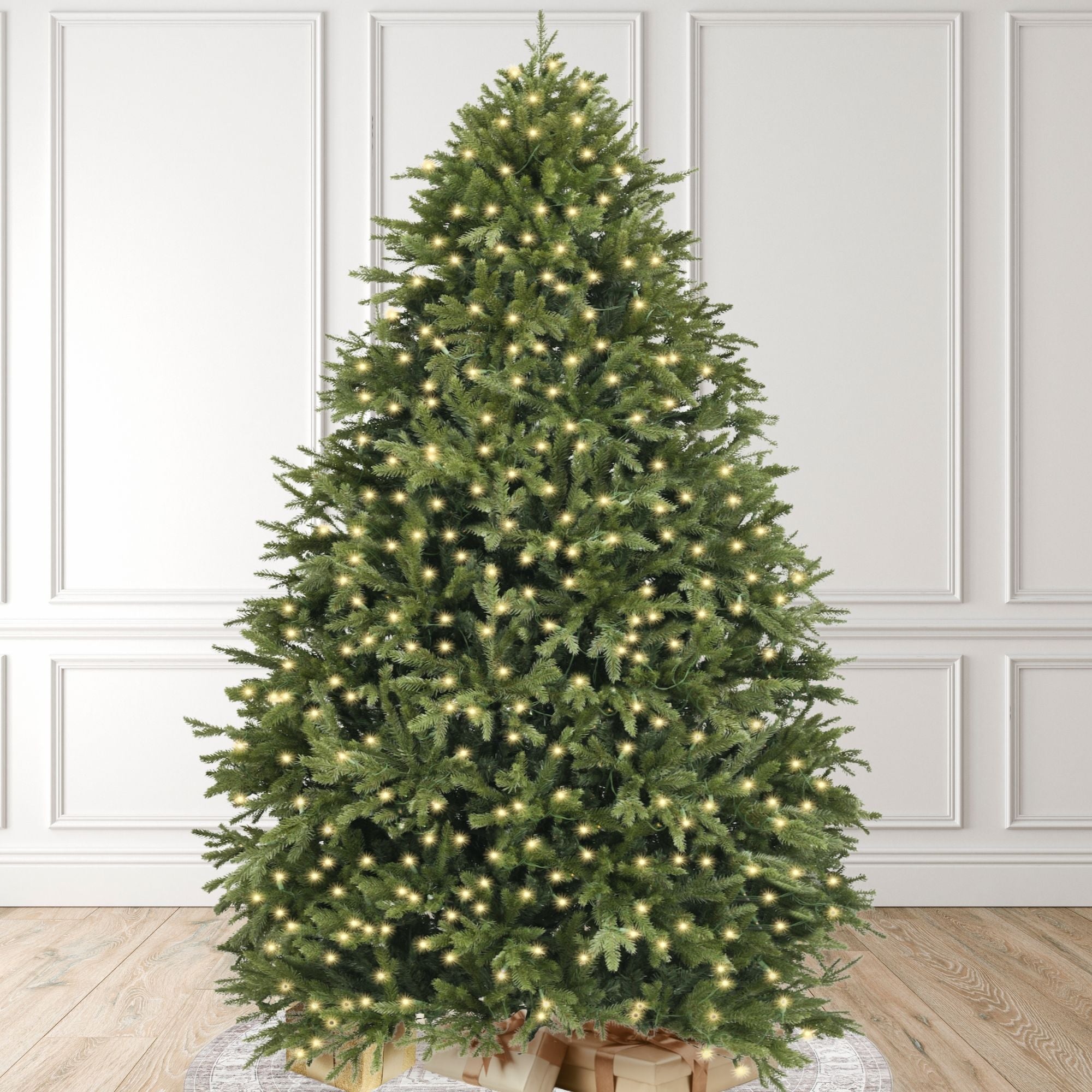 Artiplanto Oscar Most Realistic Artificial Fir Pre-Lit Christmas Tree 7.5'