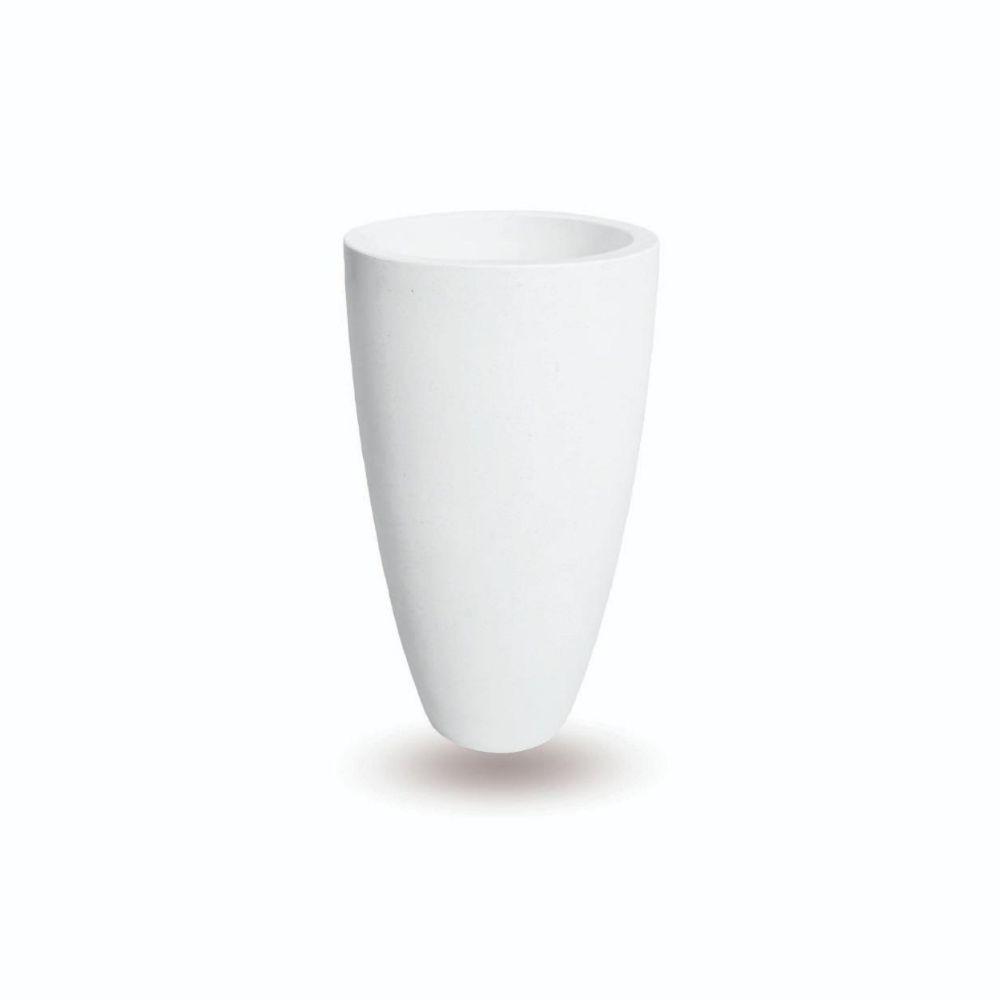 Lazio White Cement Planter (Multiple Sizes) Cement Planter ArtiPlanto 