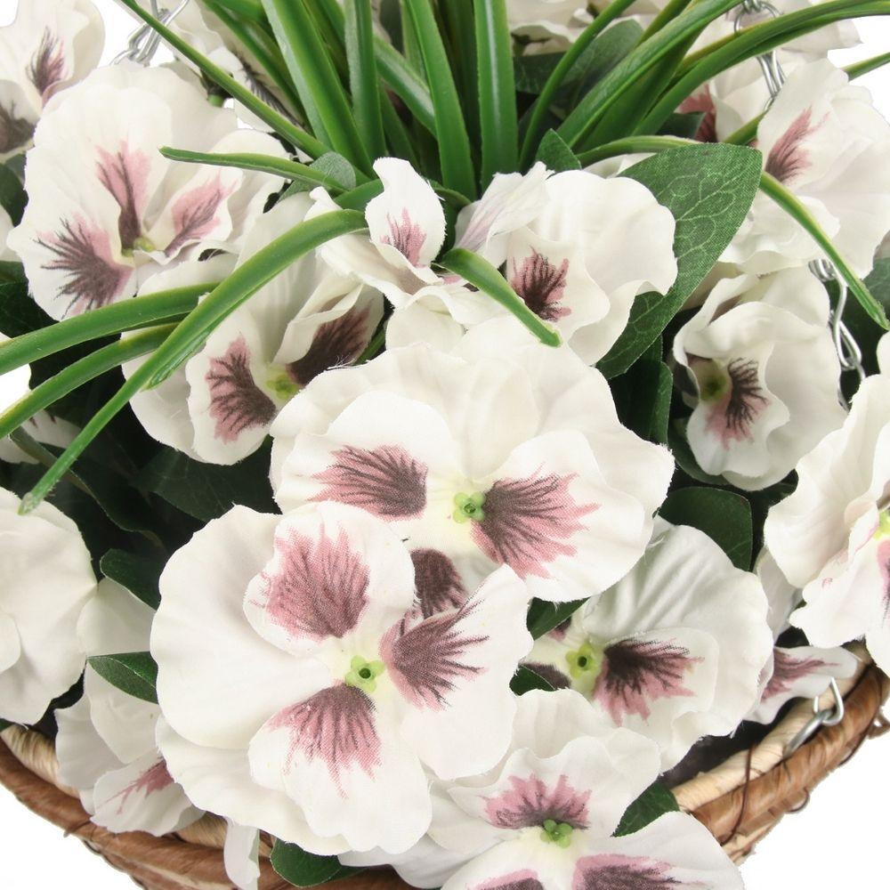 Camila Artificial Floral Arrangement In Hanging Basket