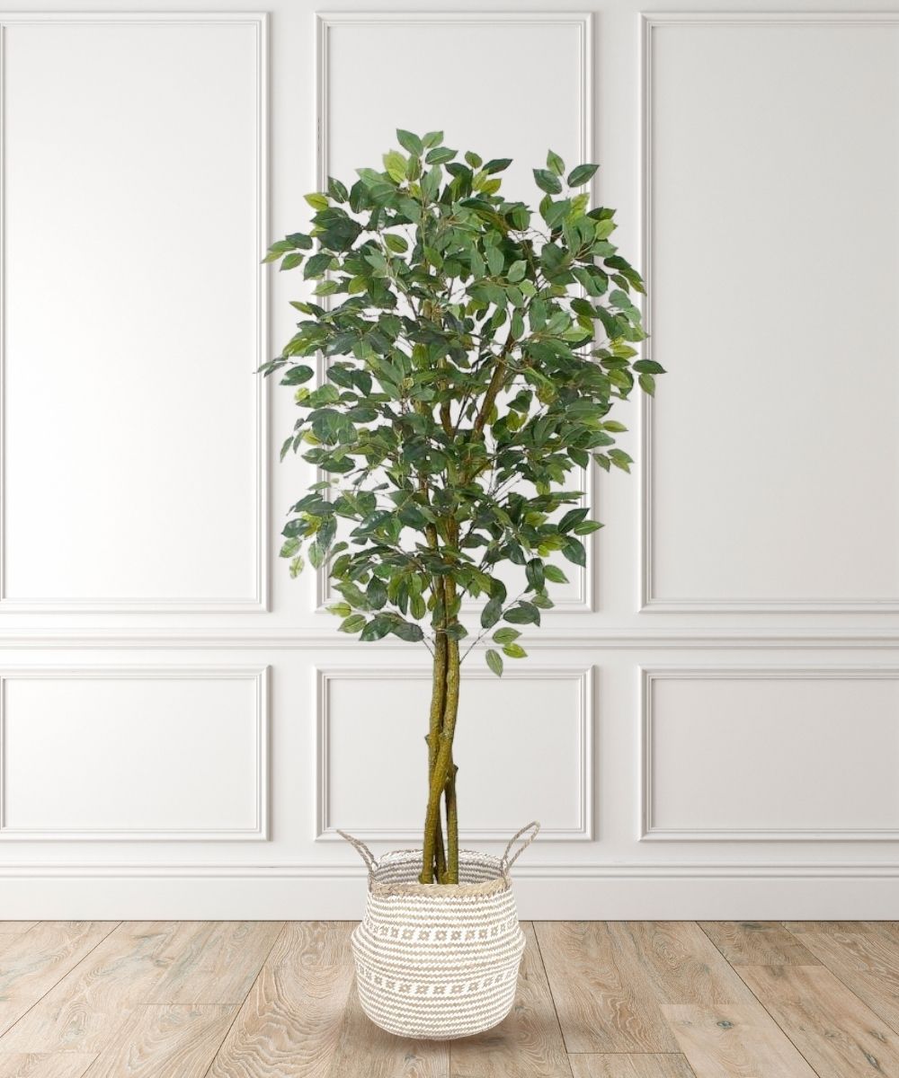 Benja Artificial Ficus Tree Potted Plant 6’