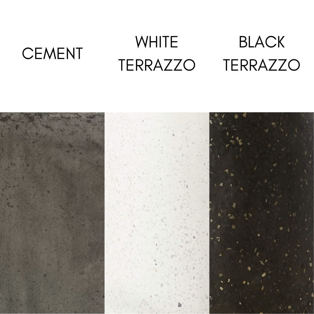Roger Concrete Terrazzo Mid-Century End Table