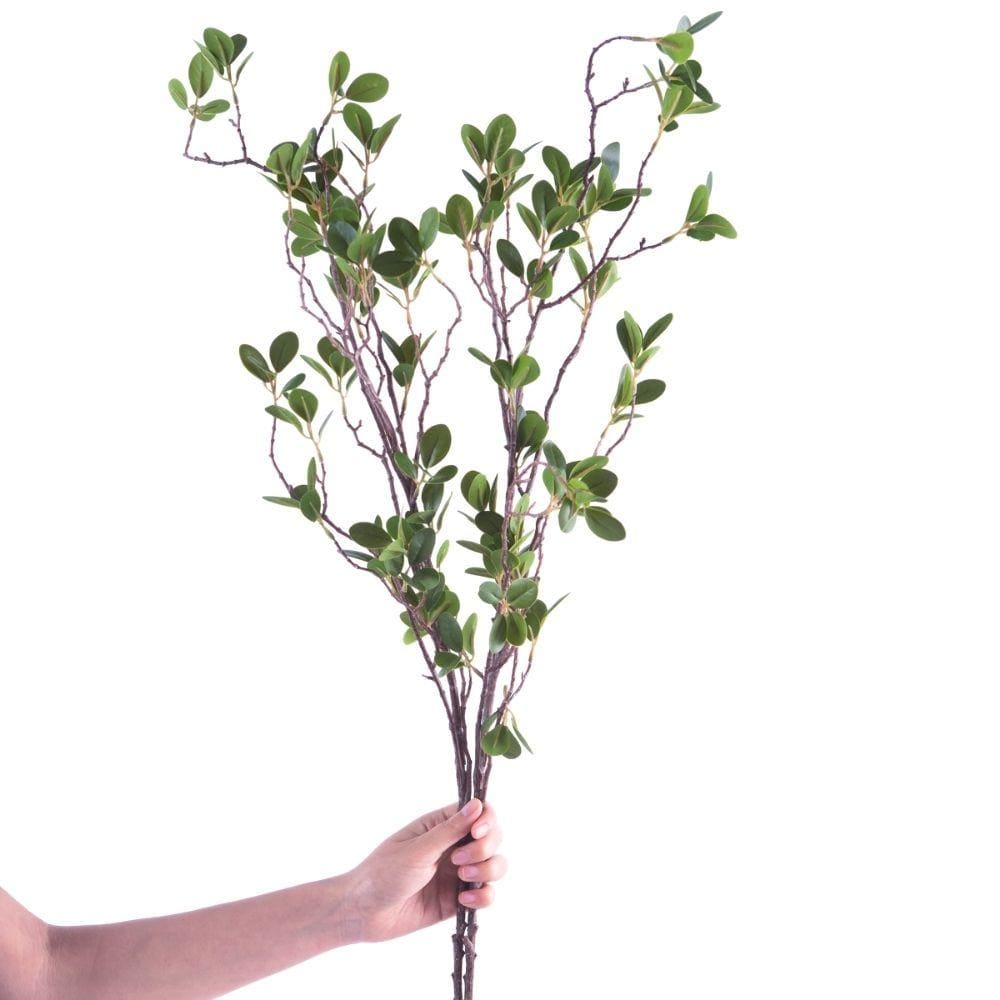 Riviera Artificial Banyan Leaf Branch 44'' X 12'' (Set Of Two)