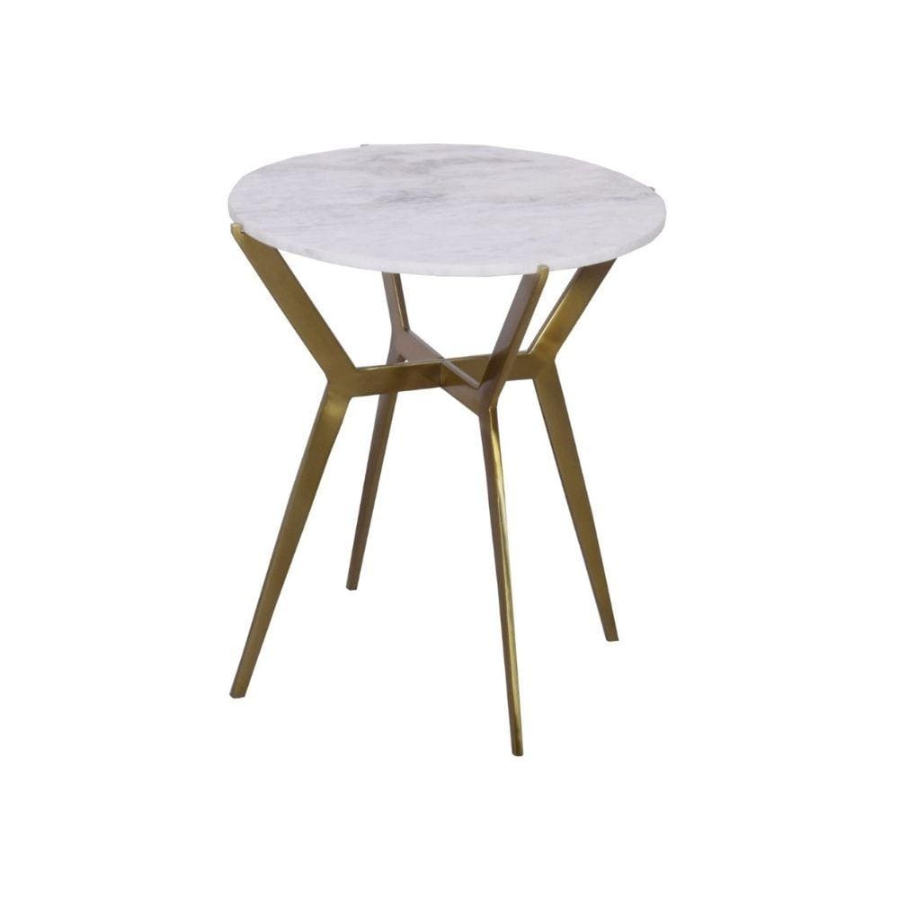 Sevi Round Marble Side Table