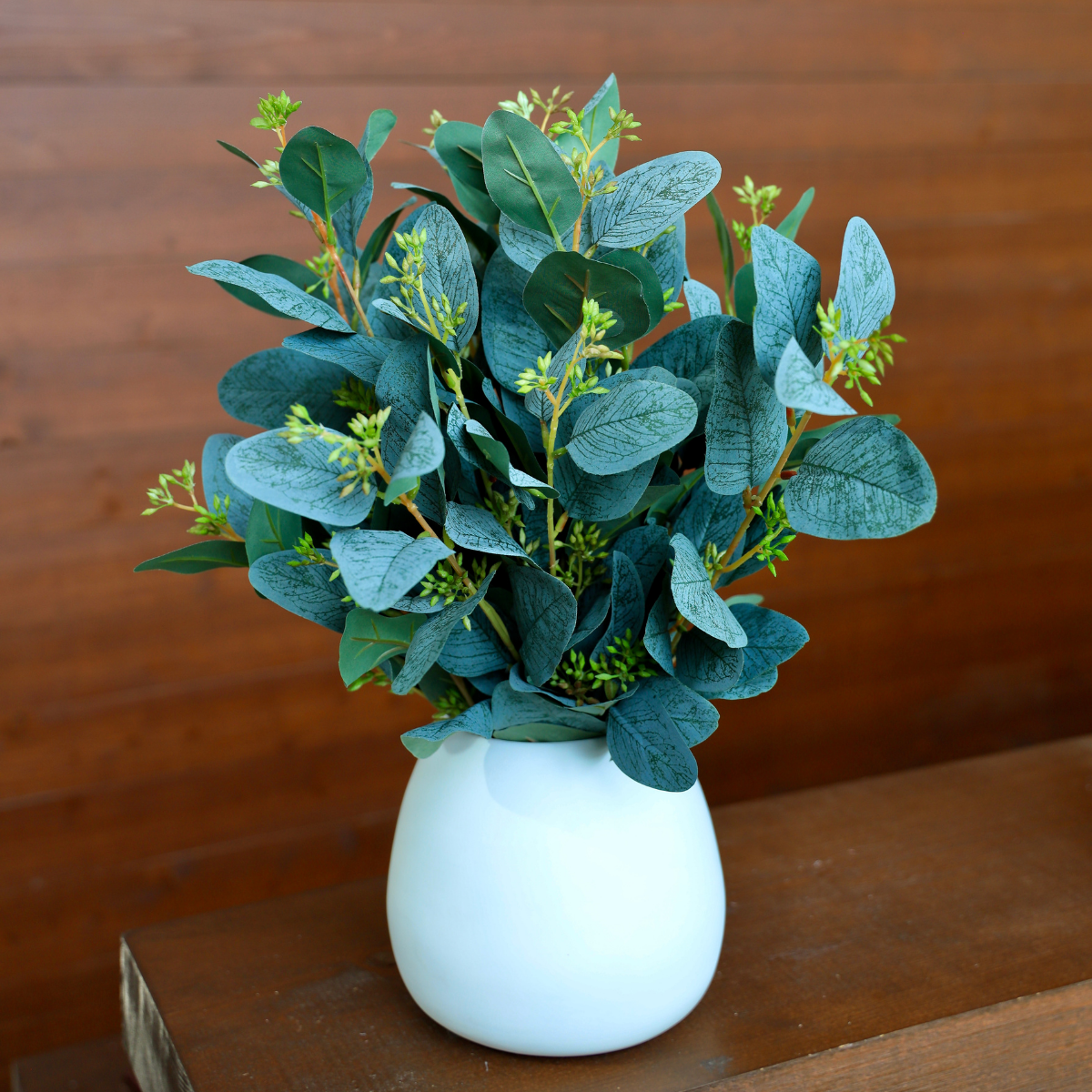 Faris Faux Eucalyptus Bouquet 33.5'' X 14'' (Set Of 4)