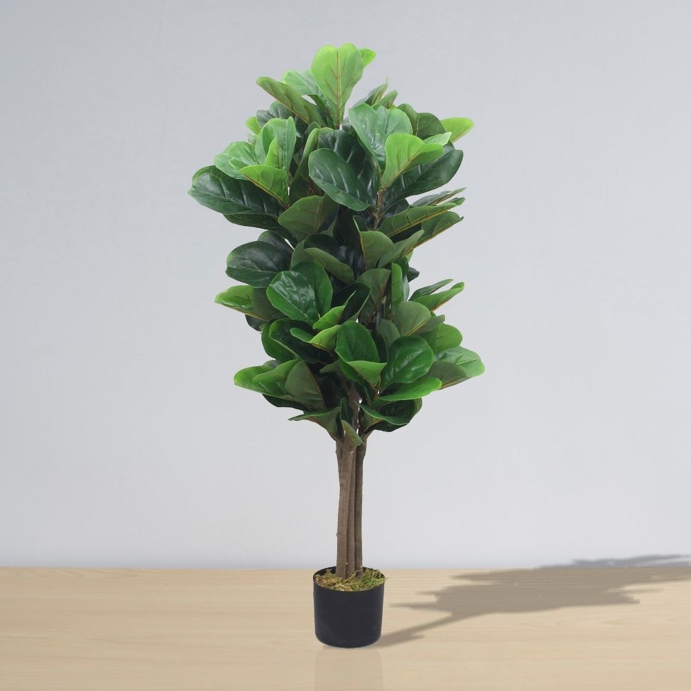 Guatape Artificial Fiddle Leaf Potted Plant (Multiple Sizes)