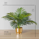 PACO POTTED FAUX PALM PLANT Tabletop Plant ArtiPlanto 
