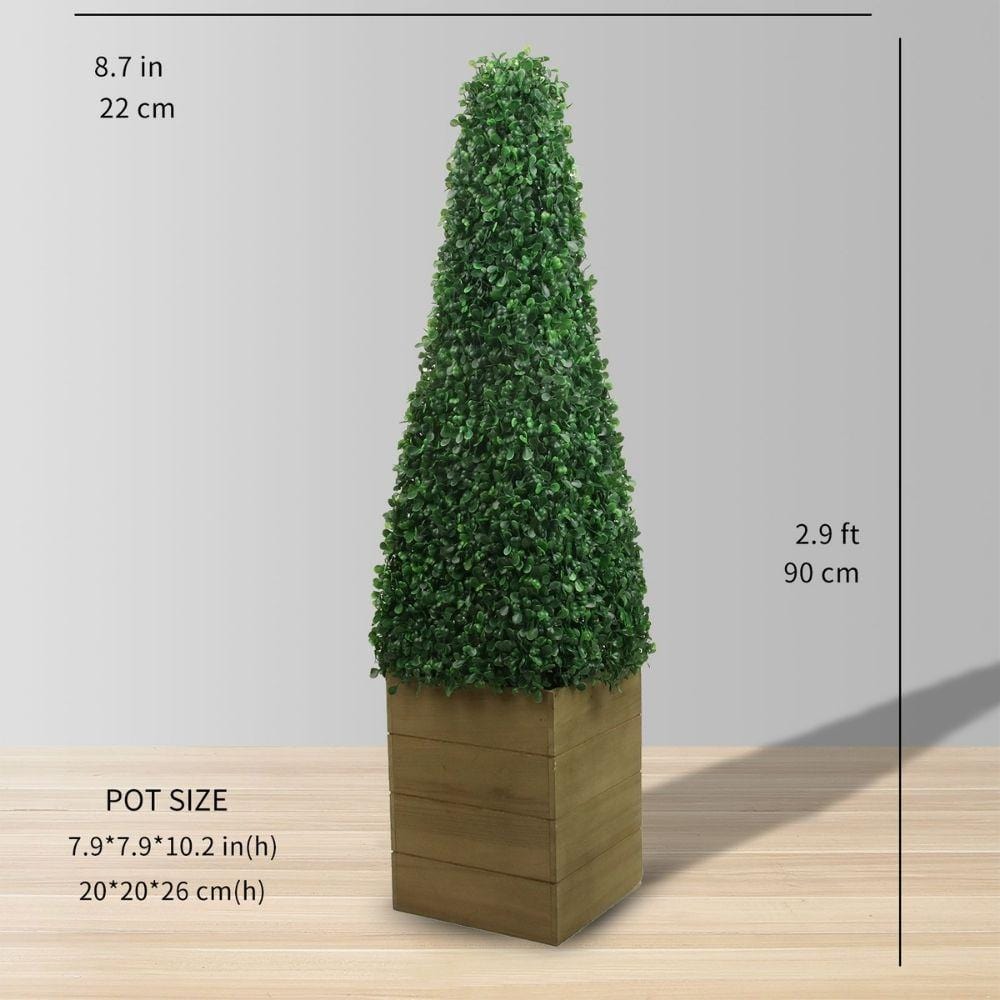 Mayer Potted Boxwood Topiary Plant (Multiple Sizes)