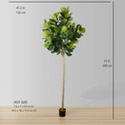 ADELIA ARTIFICIAL FIDDLE LEAF POTTED PLANT 10' ArtiPlanto