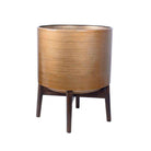 ADORA -Mid-Century Modern Plant Stand With Brass Planter ArtiPlanto