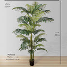 ARLO ARTIFICIAL HAWAII KWAI PALM TREE POTTED PLANT (Multiple Sizes) ArtiPlanto