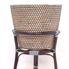 AYU - Boho Floor Planter On Wooden Stand ArtiPlanto