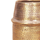 Bonita -Rattan Brass Finish Planter ArtiPlanto