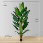 DAMA ARTIFICIAL BIRD OF PARADISE POTTED PLANT 10' ArtiPlanto