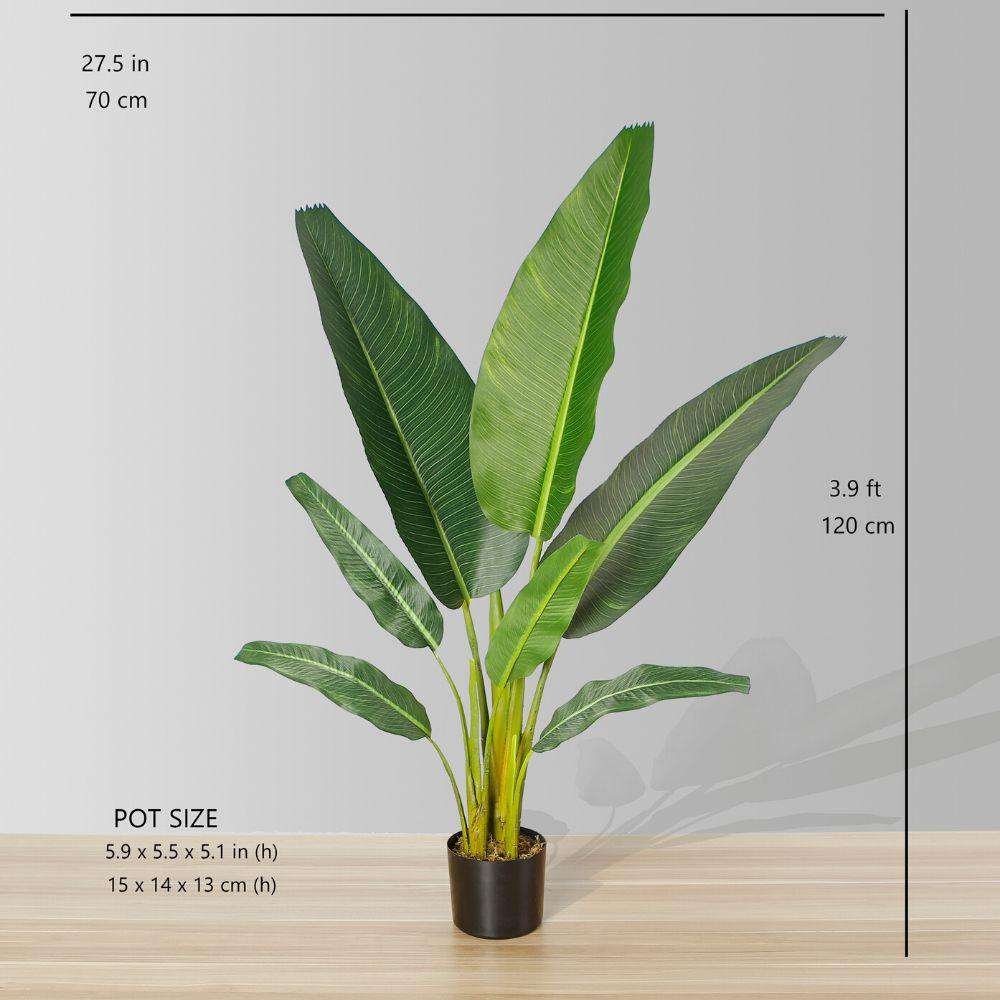 DANI Artificial Travellers Palm Tree Potted Plant (Multiple Sizes) ArtiPlanto