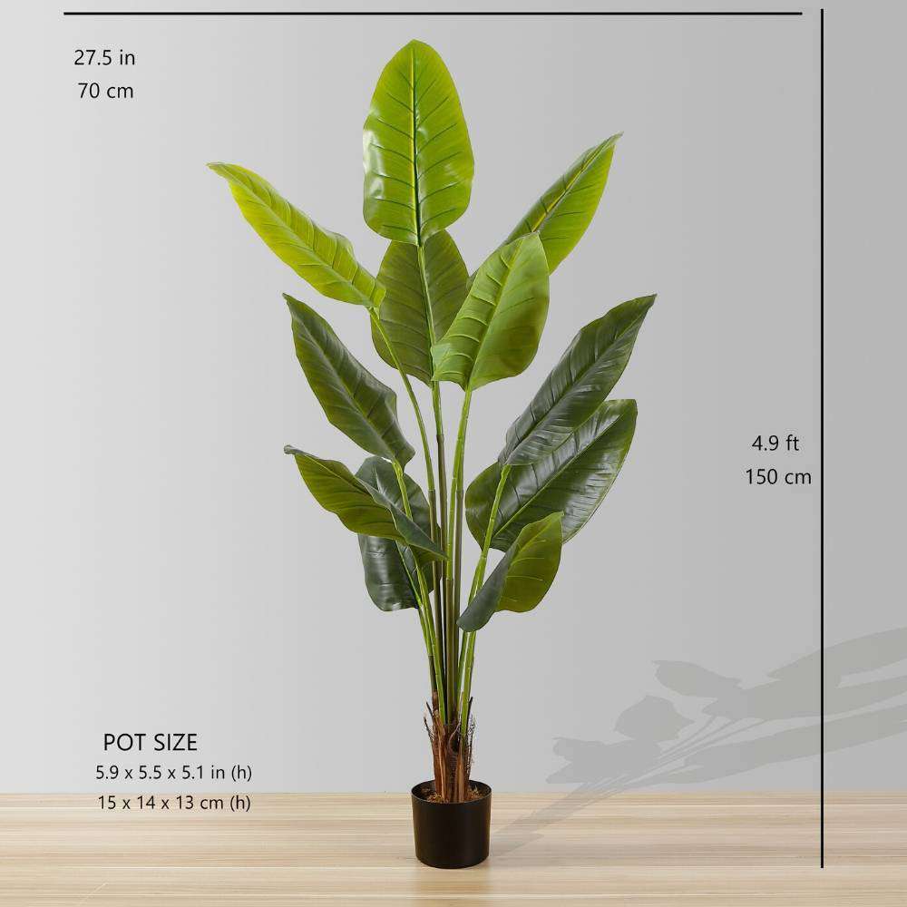 ELZA ARTIFICIAL BIRD OF PARADISE POTTED PLANT (Multiple Sizes) ArtiPlanto