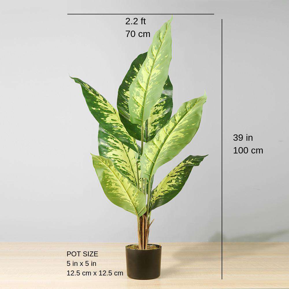 EREN Artificial Evergreen Potted Plant 39'' ArtiPlanto