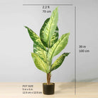 EREN Artificial Evergreen Potted Plant 39'' ArtiPlanto