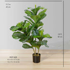 FAFA Artificial Fiddle Leaf Potted Plant (Multiple Sizes) ArtiPlanto
