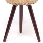FLAR BAMBOO PLANTER ON WOODEN STAND ArtiPlanto